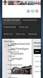 Mobile Screenshot of feuerwehr-ispringen.net